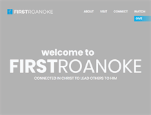 Tablet Screenshot of firstroanoke.com